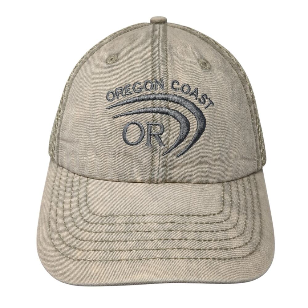 Oregon Coast OR Strapback Baseball Cap Brown OSAdjust able Royal Resortwear